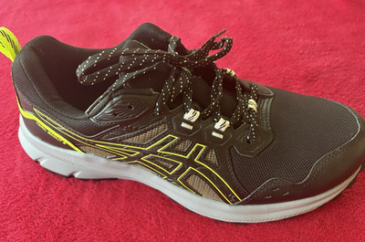 Asics Herren Trail Scout 3 Sportschuhe EU 43,5 1011B700 Black/Safety Yellow