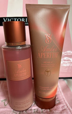 Victoria's Secret Amber Aperitif Fragrance Body Mist and Body Lotion set NEW
