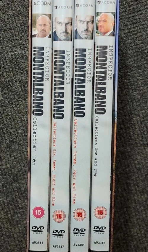 INSPECTOR MONTALBANO Complete Collection 1-10 DVD CG E30  - Image 3 of 4