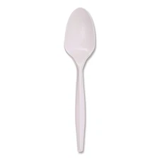 Boardwalk SPOONPPMW Polypropylene Plastic Spoon Cutlery - White (1000/CT) New