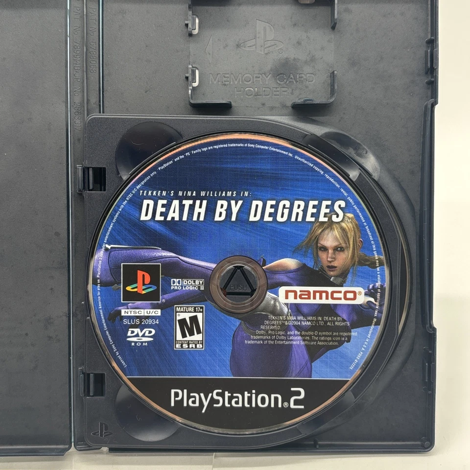 Death by Degrees (Sony PlayStation 2, 2005) PS2 w/ Tekken 5 Demo Tested - Image 3 of 4