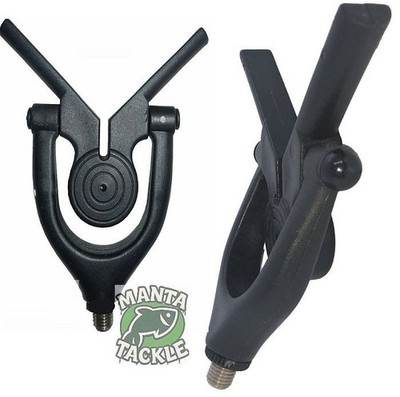 NEU Swing Rod Rest V Head Bankstick Pod Line Guide Angeln Universal Gewinde