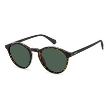 Polaroid PLD4153/S 086 Havana Green Polarized Round Sunglasses 50mm Unisex New