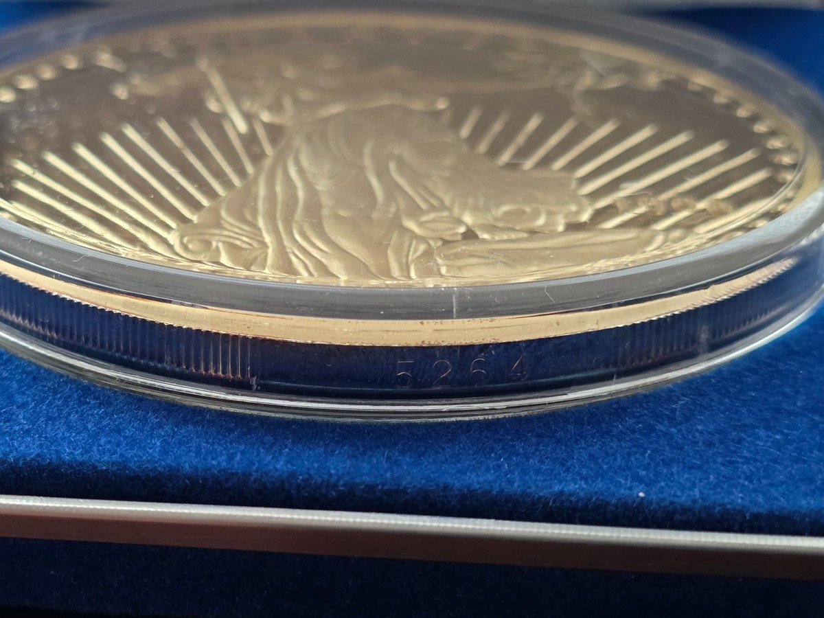 🦅 1996 ½ lb Golden Eagle Walking Liberty 24K Gold .999 Silver