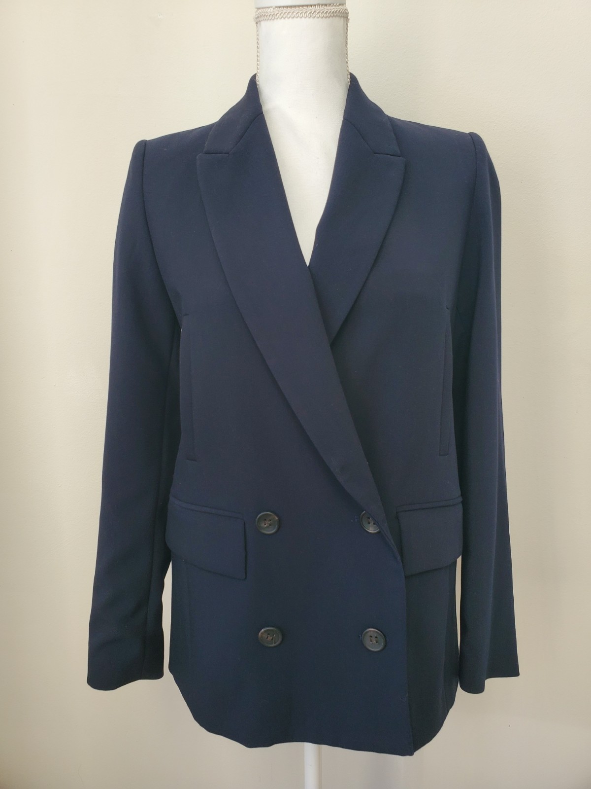 Zara Basic Collection Navy Classic Preppy Academy… - image 3