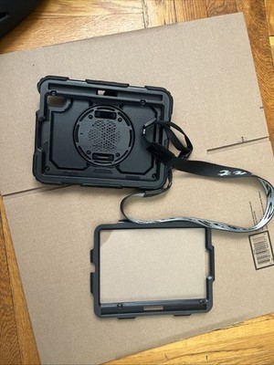 Rugged iPad Mini Case Heavy Duty Shockproof w/ Hand Strap & Screen Frame