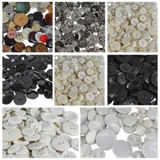 Boutons Assortis pour Arts & Loisirs Créatifs Mélange Plastique Rond Couture