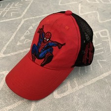 Spider Man Kids Baseball Cap - black mesh Hat - adjustable toddler 4T