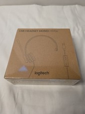 Logitech H570e Mono Wired Headset w/Noise-Cancelling Mic, UC Version USB-A New