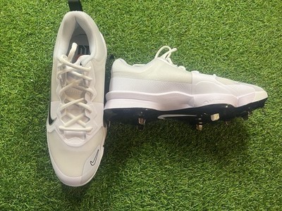 Nike Force Zoom Trout 9 Pro Baseball Cleats Men 9.5 White Platinum FB2907-102 