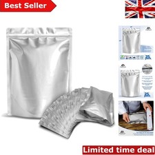 25 Pack 1 Gallon Mylar Bags - Thick, Airtight & Washable for Fresh Food Storage