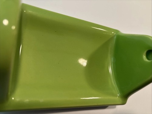 Vintage MCM Green Ceramic Toilet Paper Holder And Towel Bar Holder - Picture 3 of 14