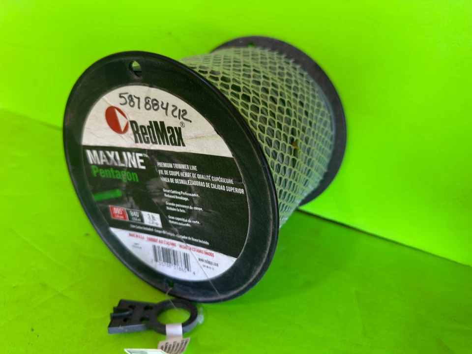 RedMax MaxLine Pentagon .095″ Trimmer Line – 3 lb (≈ 840 ft), OEM 587884212 - Image 2 of 2