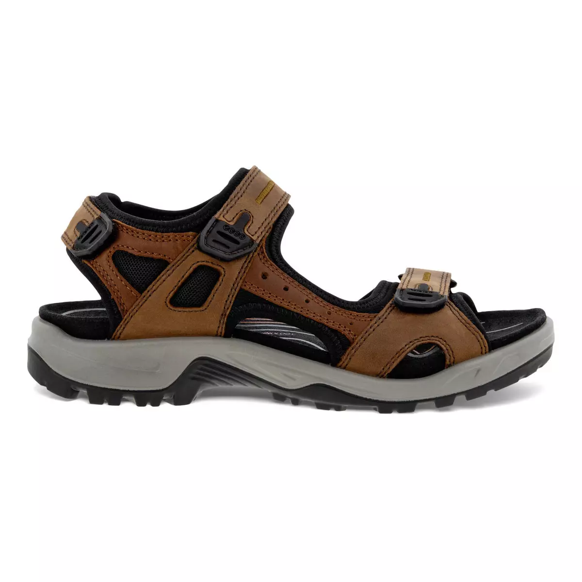 Ecco Yucatan Espresso Cocoa Brown Black 069564 56401 Sandals Men s