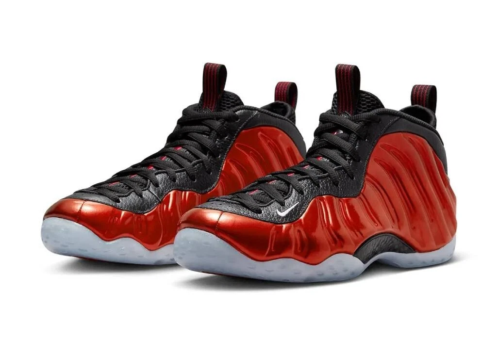 Size 13C NIKE Little Posite One (PS) Red Black FJ1256 600 Pre-School  Foamposite | eBay