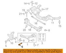FORD OEM 10-14 Mustang Front Suspension-Lower Control Arm Front Bolt W709865S439