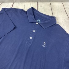 Peter Millar Shirt Mens XXL Blue Seaside Wash Polo