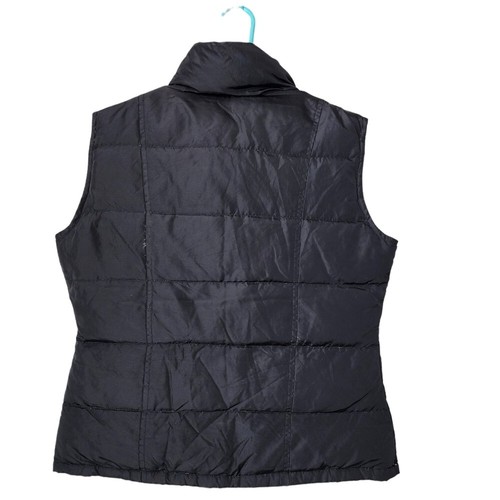 GUESS x VINTAGE 90's quilted goose down puffer vest in black size M - Picture 2 of 9
