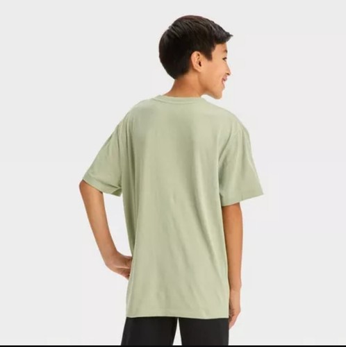 Boys' Short Sleeve Graphic T-Shirt 'Chill Out' - art class Size M 8 Green - Picture 2 of 2
