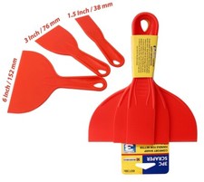 Plastic Scraper Spatula Putty Spreader Skimmer Puty Filler Small Medium Large