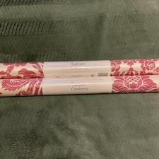 Laura Ashley Tatton Cranberry Wallpaper -2rolls batch W071338-A/1