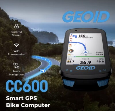 GEOID CC600 Smart GPS Fahrradcomputer Bunt Fahrt Routen Navigation BluetoothAnt+