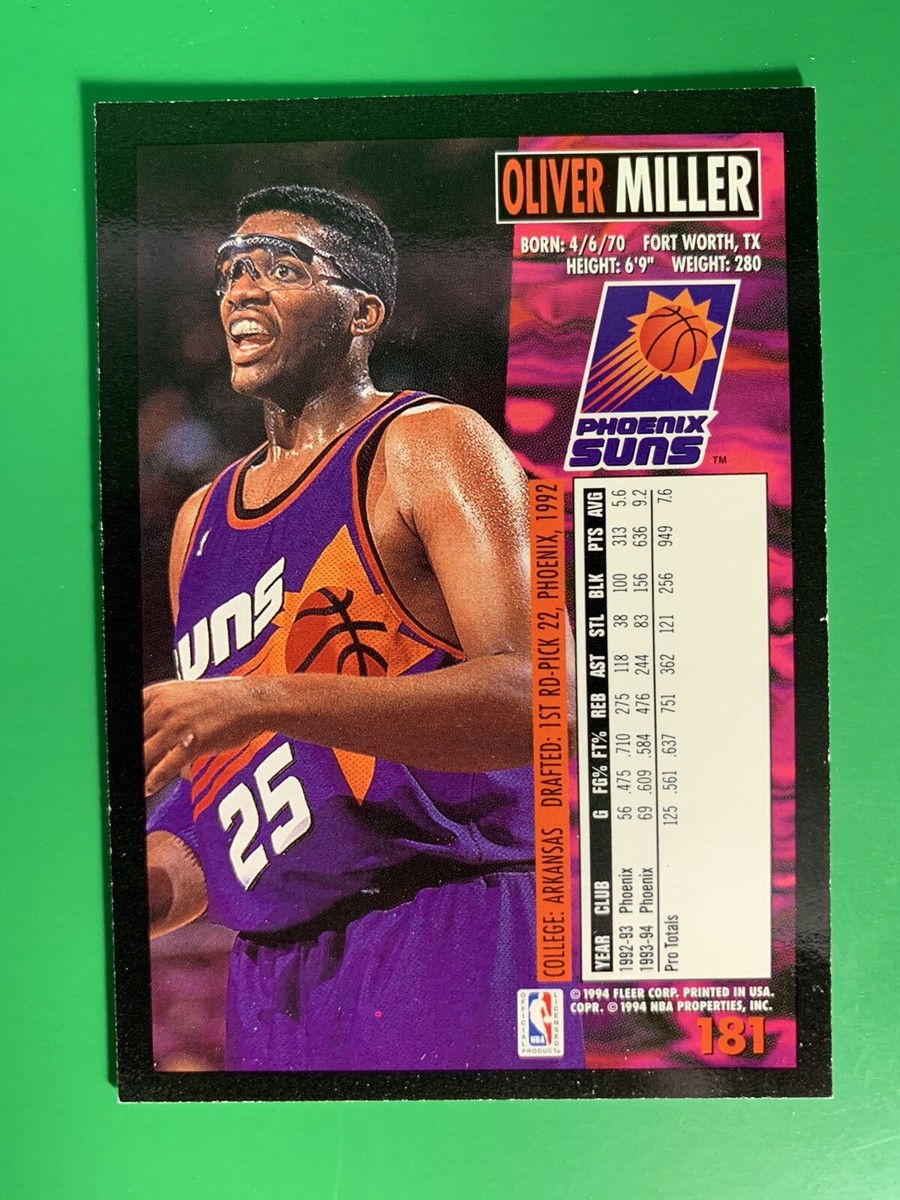 1994-95 Fleer Oliver Miller #181 Phoenix Suns | eBay