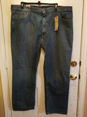NWT LEVI'S 559 RELAXED STRAIGHT FIT JEAN'S MEN'S SZ 46 X 32 BIG AND TALL $69.50