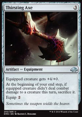 MTG 2x THIRSTING AXE - SEVENAXT - EMN - MAGIC