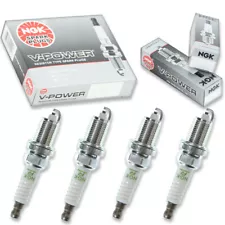 4 pcs NGK V-Power Spark Plugs for 1990-2002 Honda Accord 2.2L 2.3L L4 - ko