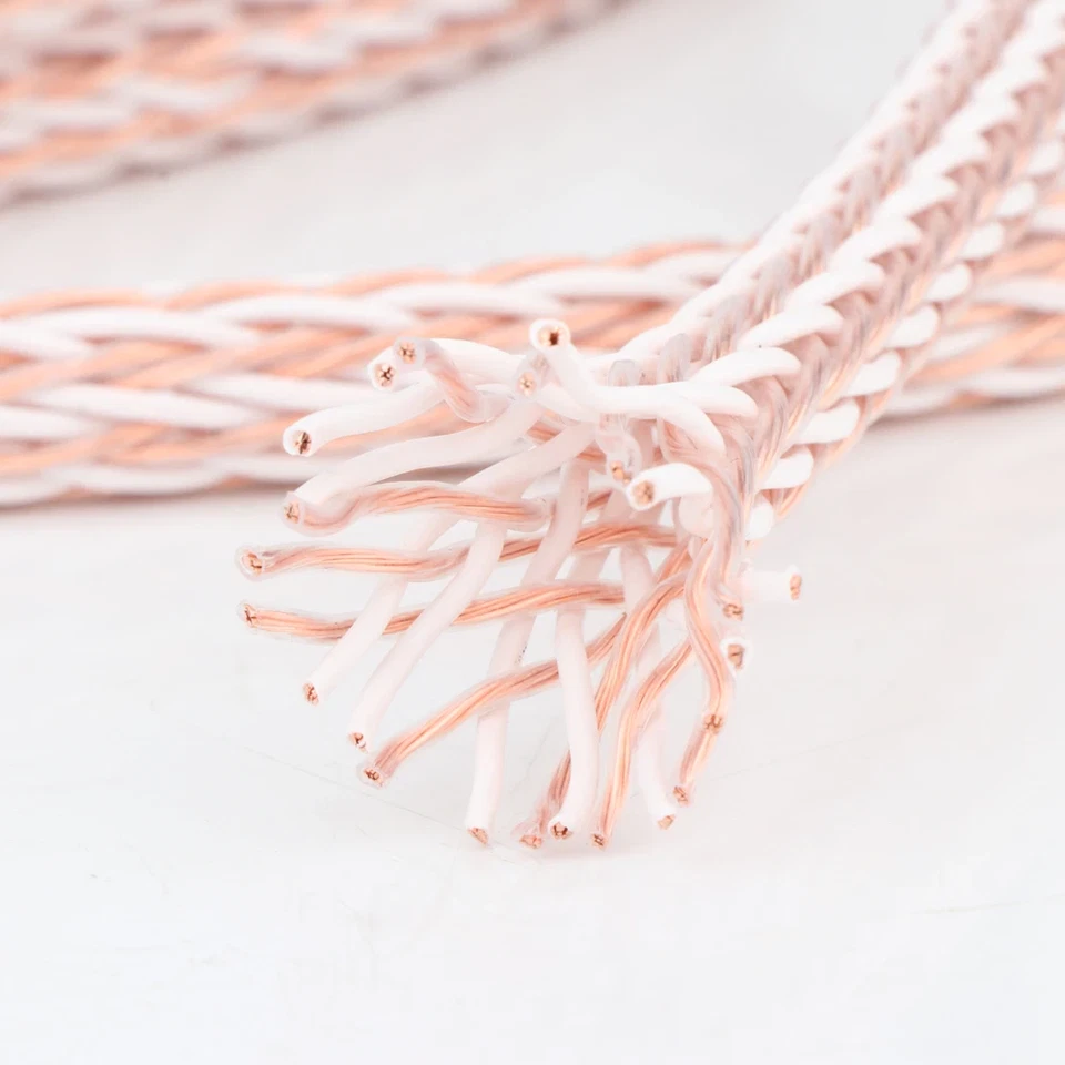 12TC 24 Strands 15AWG 8N OCC Pure Copper Bulk Cable HiFi Speaker Digital Cords - Image 4 of 4