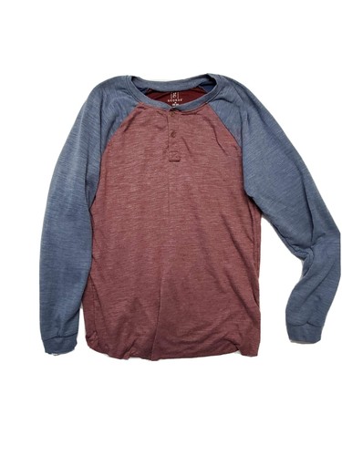 2 button Raglan T-Shirt Size 