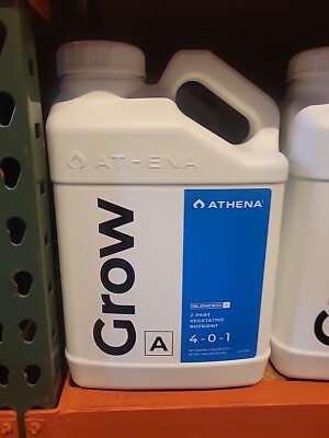 Athena Blended Line 1 Gallon Grow A 2-Part Vegetative Nutrient 4-0-1 Concentrate