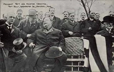 Haverhill Massachusetts MA President Taft Rally c1900s-20s Postcard