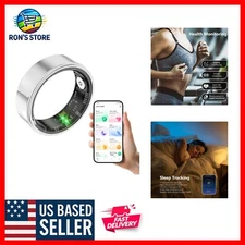 Smart Fitness Ring: Real-Time Health Monitoring with Elegant Titanium Design