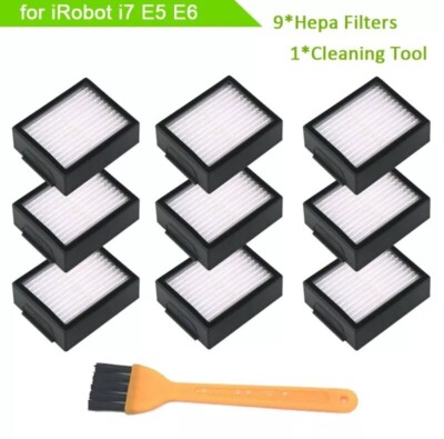 9x Replacement Filter for iRobot Roomba i7 i7+ i3 i4 i6 i8 Plus E5 E6 E7 Vacuum