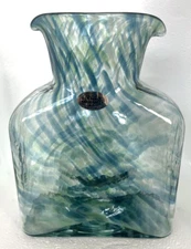 Blenko Glass Water Bottle 384 - Special Edition - Comet Trail