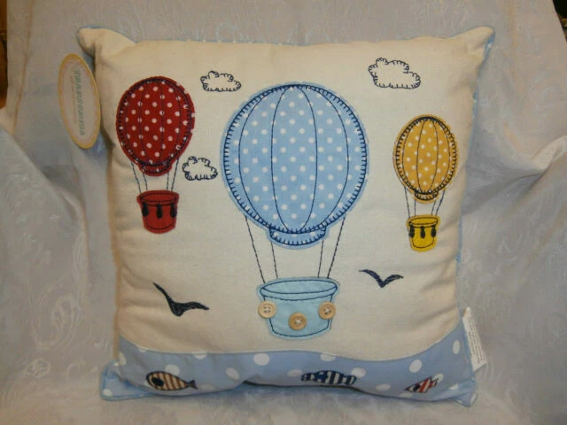 Polka Dot Blue Decorative Cushions