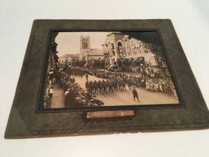U.S. ARMY 19TH ORDNANCE COMPANY PARADE TROY N.Y. SEPT. 12TH 1924 PHOTOGRAPH