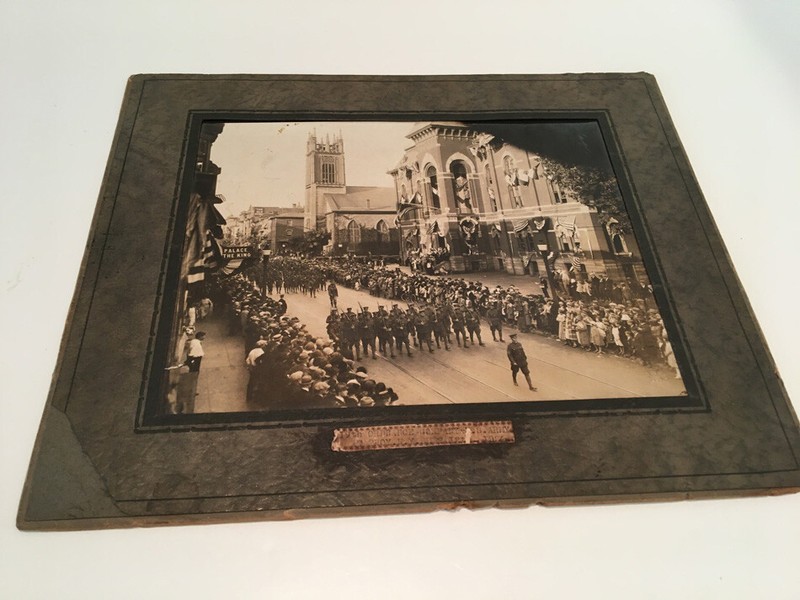 U.S. ARMY 19TH ORDNANCE COMPANY PARADE TROY N.Y. SEPT. 12TH 1924 PHOTOGRAPH