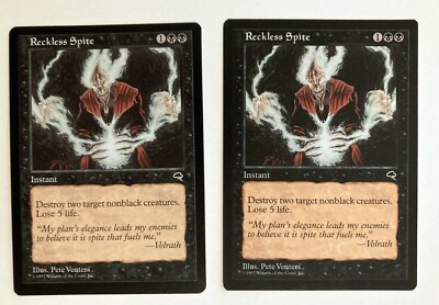 Reckless Spite (2) NM Tempest MTG Magic the Gathering