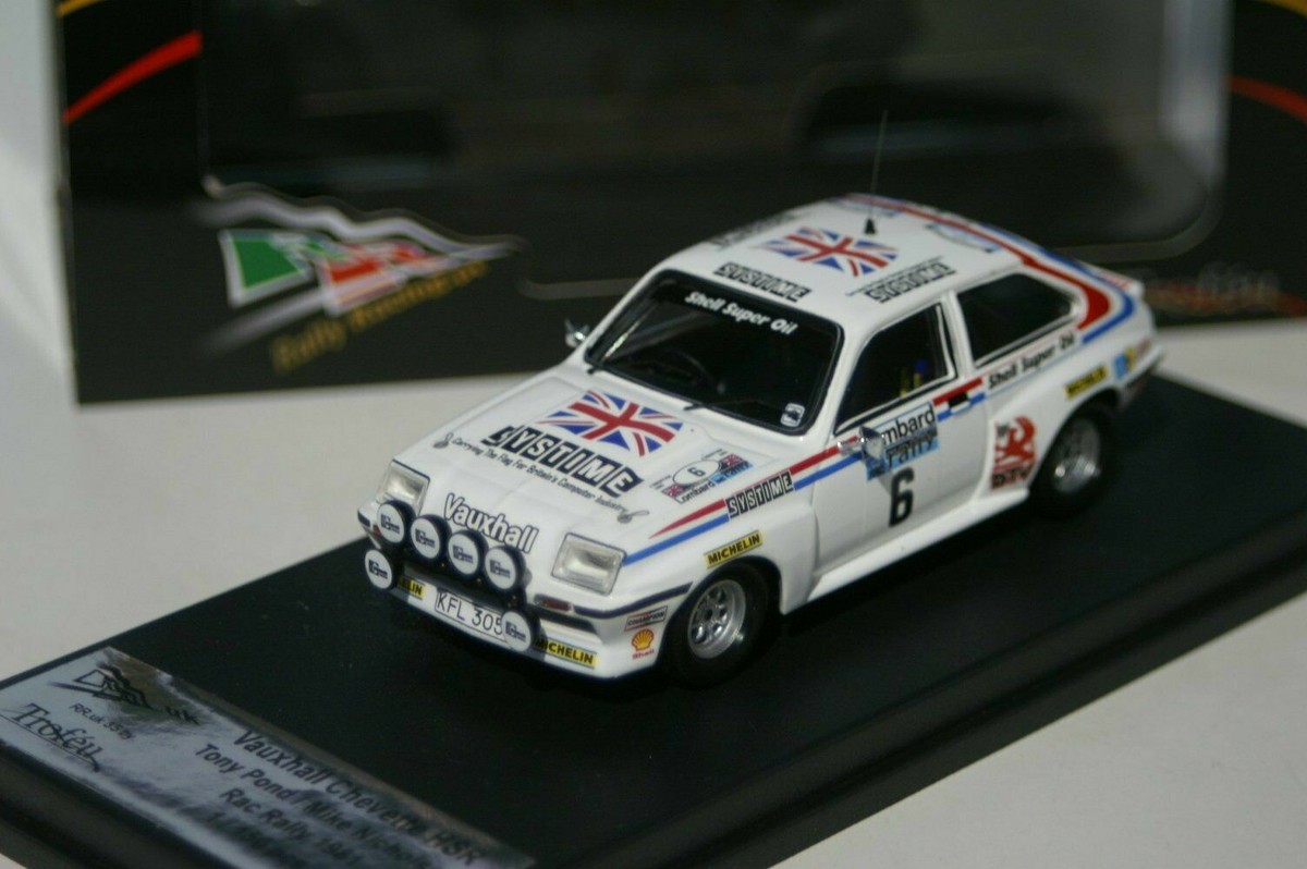 Miniature Trofeu 1/43 – Vauxhall Chevette HSR, Circuit Of Ireland 1981 N°4 Pond, Prévente