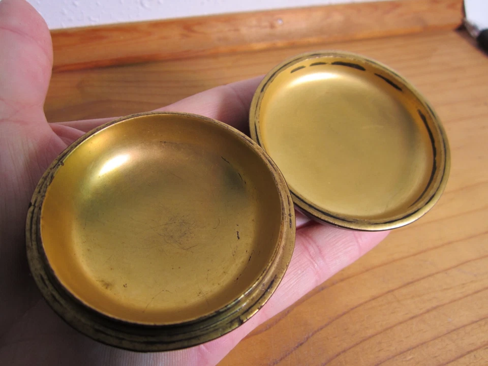 Laca japonesa rara caja de incienso precioso período edo siglo XVIII Foto 3 de 4