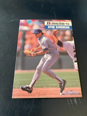 1993 Jimmy Dean Baseball #26 Ryne Sandberg - Chicago Cubs - HOF - MT