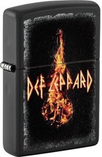 ZIPPO "DEF LEPPARD" BLACK COLOR LIGHTER 60007175 ** NEW IN THE BOX **