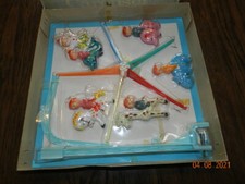 Vintage 1968 Action Carousel Mobile for a babies Crib Stahlwood Toys Circle