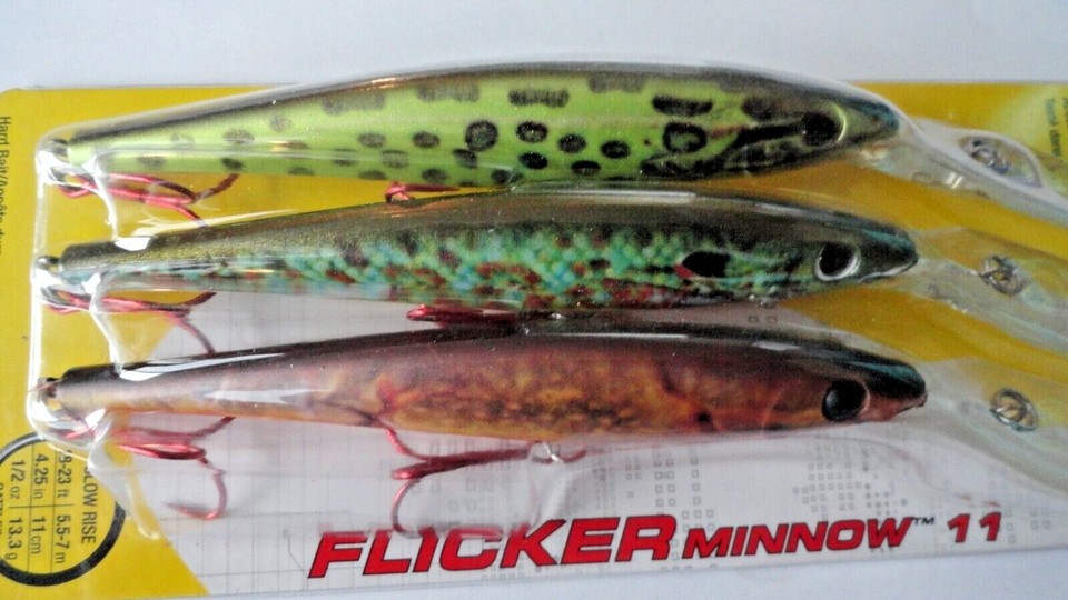 Berkley Flicker MINNOW Crankbait #11 (Select Color) 3-PACK | eBay