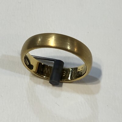 Niessing Ring Classic Wedding Band - 22K Warm Yellow  Size 6.75-7