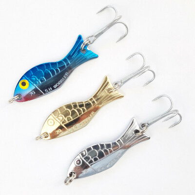 3 Stück BLINKER 7g Trout Forellen Barsch Zander Köder Spinn Jig Spinner Bait 