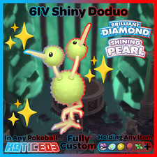 ✨ Shiny DODUO 6IV ✨ Pokemon Brilliant Diamond and Shining Pearl lv1 +MasterBall